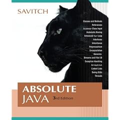 Absolute Java (3rd Edition)