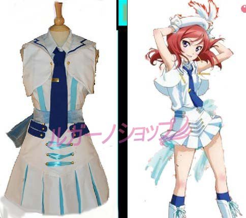 LUGANO---- Love Live!ラブライブ!☆wonderful rush 舞台装 西木野 真姫(にしきの まき) コスチューム、コスプレ コスプレ衣装 新品 完全オーダーメイドも対応可能☆LUGANOオリジナルデザインのコサージュ付き