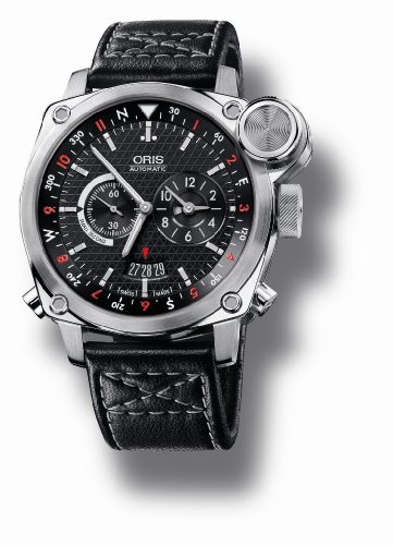 Oris Mens 690 7615 4154LS BC4 Flight Timer Automatic Black Dial Watch