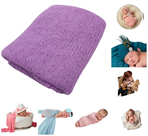 JLIKA Newborn Baby Photography Photo Prop Stretch Wrap - 28 Colors to Choose From