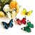 BUTTERFLY MAGNET 3P/SET�k�o�^�t���C �}�O�l�b�g�l 1 �u���[