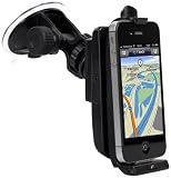 iGrip Car Kit Kfz-Halterung “Made for iPhone” mit integriertem SIRF III GPS, Freisprecheinrichtung, Lautsprecher für iPhone 4S / 4 / 3Gs / 3G / 2G / iPod Touch 4 / 3 / 2 (Hochformat, Querformat, Apple Bumper kompatibel) Picture