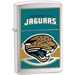 Zippo NFL Jacksonville Jaguars Lighter (Silver, 5 1/2 x 3 1/2 cm)