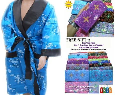 (JAPANESES KIMONO BATH ROBE) BEAUTIFUL CHINESS COIN PATTERN ROBE
