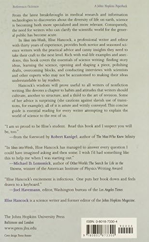 Ideas into Words: Mastering the Craft of Science Writing