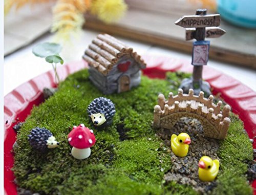 Beetrie Miniature Fairy Garden Dollhouse Villa Style DIY kit