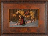 Prayer At Valley Forge Arnold Friberg Gallery Quality Framed Art Print 43x33 Washington Picture War