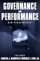 Governance and Performance: New Perspectives