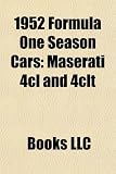 1952 Formula One Season Cars: Maserati 4cl and 4clt