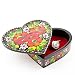 Heart Shaped Wooden Jewelry Box, Jewelry Boxes, Hand Painted