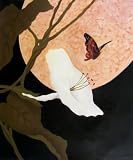 Art Reproduction Oil Painting - Asian Paintings: Moonlit Night I - Standard 20x24 - Hand Painted Canvas Art
