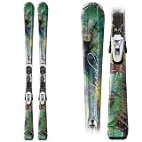 Nordica Amber Womens Skis with Nordica N Sport XCT Bindings 2012