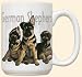German Shepherd Puppy Puppies Large 15oz Ceramic Mug