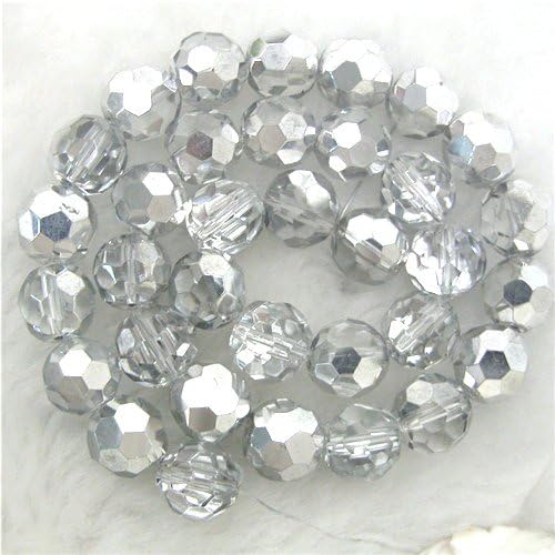 10mm About 33 Pcs13 Inches Round Faceted Glass Crystal Loose Spacer Beads Jewelry Making Diy Pick More Color