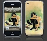 Apple iPhone Premium Vinyl Skin - All In A Dream (GelaSkins Brand) Made in Canada