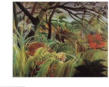 Surprised! Storm In the Forest - Poster by Henri Rousseau (30 x 24)