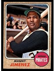 1968 Topps Manny Jimenez Pirates (Baseball Card) # 538 Deans Cards 8 - NM/MT