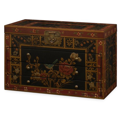 Chinese Jewelry Chest - Tibetan Motif