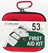 Lifeline 53 Piece First Aid Kit (Red) Lifeline 53 Piece First Aid Kit (Red)