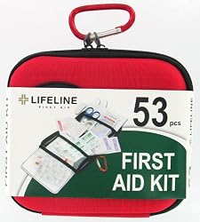 Lifeline 53 Piece First Aid Kit (Red)