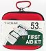 Lifeline 53 Piece First Aid Kit (Red) Lifeline 53 Piece First Aid Kit (Red)