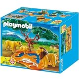 Playmobil - 4830 - Jeu de construction - Famille de lions avec singespar Playmobil