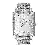 Bulova Mens Crystal Calendar Watch #96B103 by Bulova