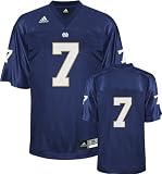 adidas Notre Dame Fighting Irish #7 Preschool Navy Blue Replica Football Jersey