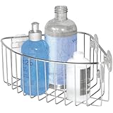 InterDesign Rondo, Corner Basket, Stainless Steel