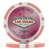 15g Clay Laser Las Vegas Chip - 25000