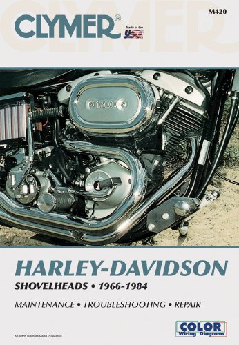 clymer harley davidson shovelheads 1966 1984 service repair maintenance
