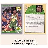 Hoops Seattle Supersonics Shawn Kemp 1990-91 Rookie Card