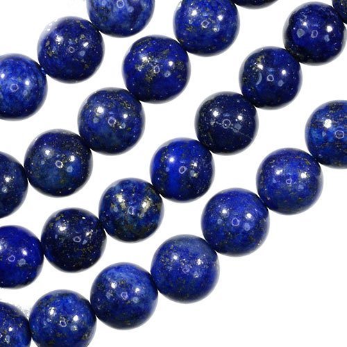 Lapis Lazuli 8mm Round Gem Royal Blue Beads Strand 15