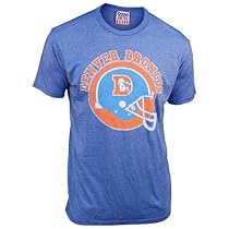 Buy Junk Food NF204-151-Men Denver Broncos Men's Retro Vintage T-Shirt