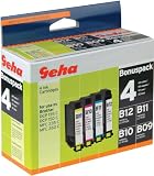 Geha Bonuspack B09-B12 kompatibel mit Brother Hersteller Nr. LC 970 yellow, magenta, cyan, schwarz