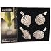 Seashell Pewter Tablecloth Weights - Set of 4