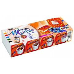 Hobby Line 73600 - Magic Marble Marmorierfarbe Set Grundfarben 6 x 20 ml