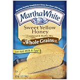 Martha White Sweet Yellow Honey Made with Whole Grains Cornbread and Muffin Mix, 7-Ounce (Pack of 12)