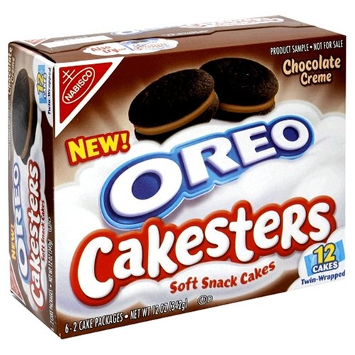 Oreo Cakesters Soft Snack Cakes, Chocolate Creme, 12-Count Boxes (Pack of 12) by Oreo