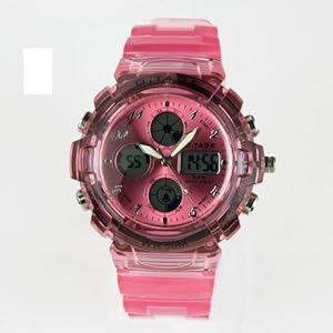 Brand New Ladies Analog & Digital Multifunction Sports Watch with Alarm, Date and Pink Rubber Strap Brand New Ladies Analog & Digital Multifunction Sports Watch with Alarm, Date and Pink Rubber Strap