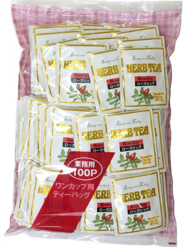 ローズヒップ茶1.5g×100パック　糸付きティーパック
