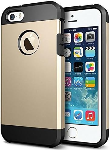 Generic Iphone 6 Case, Iphone 6 4.7 Inch Protective Cover - [Lifetime Warranty] Dual Layer [Armor Series] High Quality - Shockproof/Anti-Scratches(4.7 Inch Only) - Gold