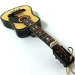 Hollow Body Classical Guitar Rock Band Ornament - Beige
