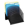Safco Mesh Desk Organizer with Eight Tiered Sections (3258BL)