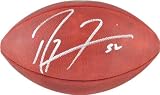 Ray Lewis Autographed Full Size Official Wilson NFL Duke Football