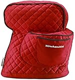 KitchenAid KSMCTIER Fitted Stand Mixer Cover, Empire Red