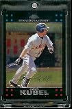 2007 Topps Chrome #220 Jason Kubel Minnesota Twins Baseball Card - Mint Condition - Shipped In Protective Display Case !