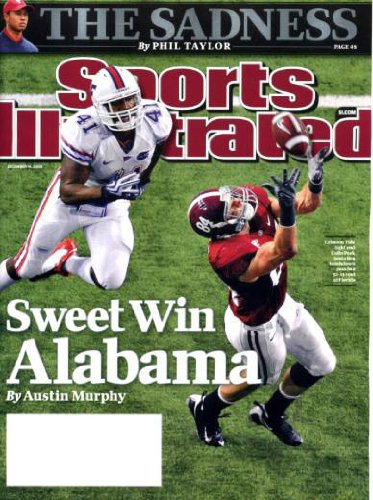 Sports Illustrated December 14 2009 Colin Peak/University of Alabama on Cover, The Sadness - Tiger Woods, Alabama is #1, Vince Young/Tennessee Titans