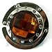 Color Bling Foldable Purse Hanger Amber Color