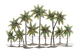Palm Trees of Life Metal Wall Art Sculpture Home Decor Decoration 38w, 25h